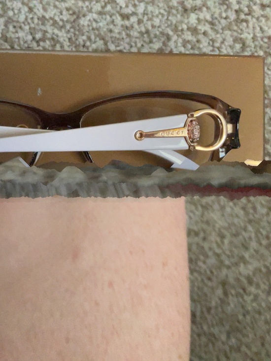 Gucci eyeglasses with hard case and box main image 5